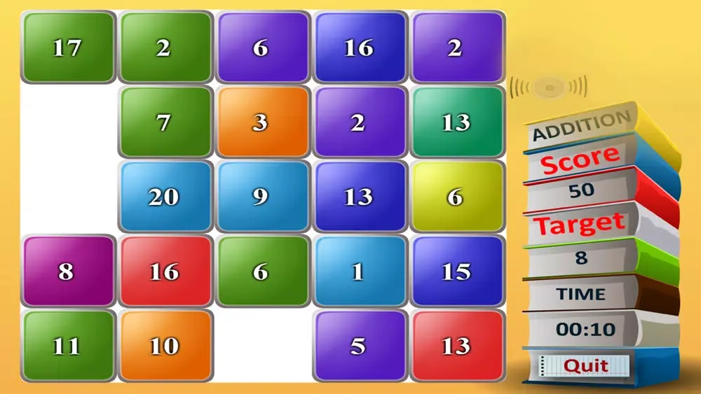 Ảnh chụp màn hình của Kids Math Maniac Lite