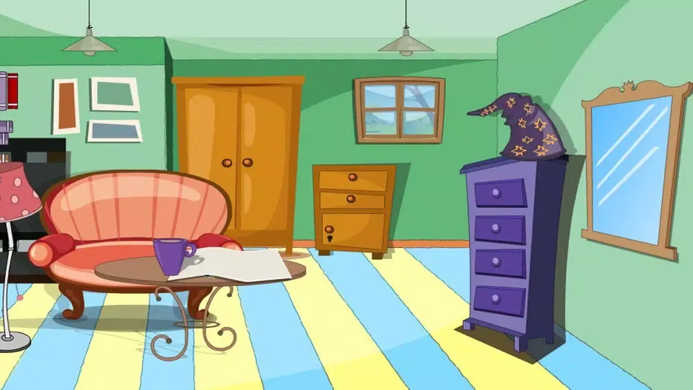 Tangkapan skrin Escape From Magicians Room