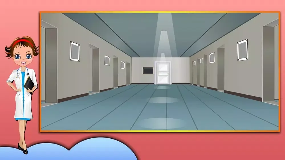 Capturas de tela do Hospital Escape