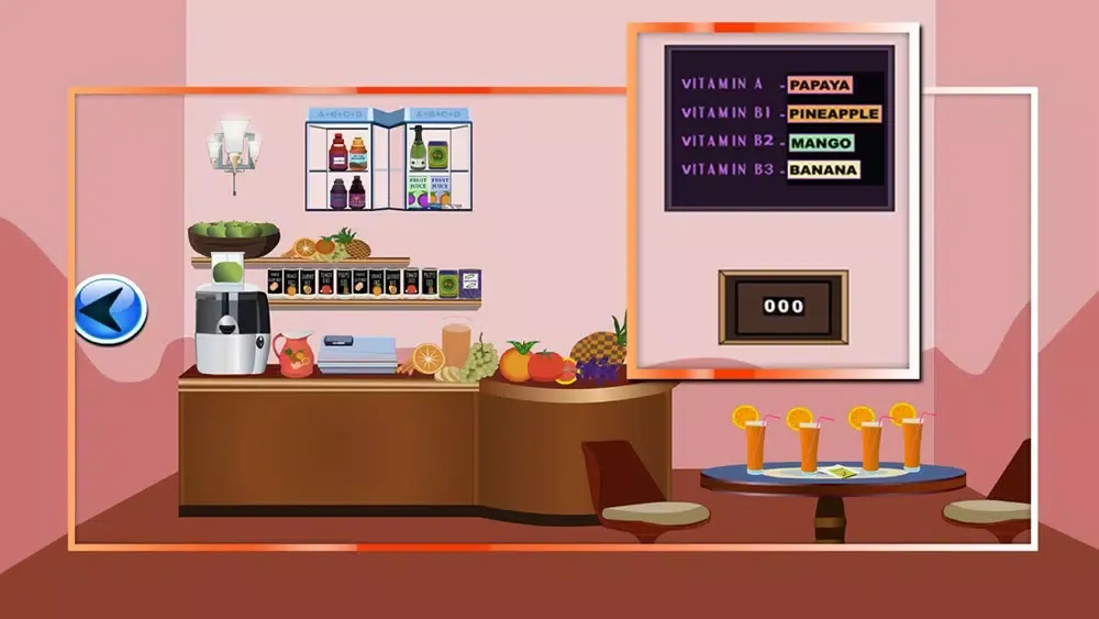 Capturas de tela do Juice Bar Escape