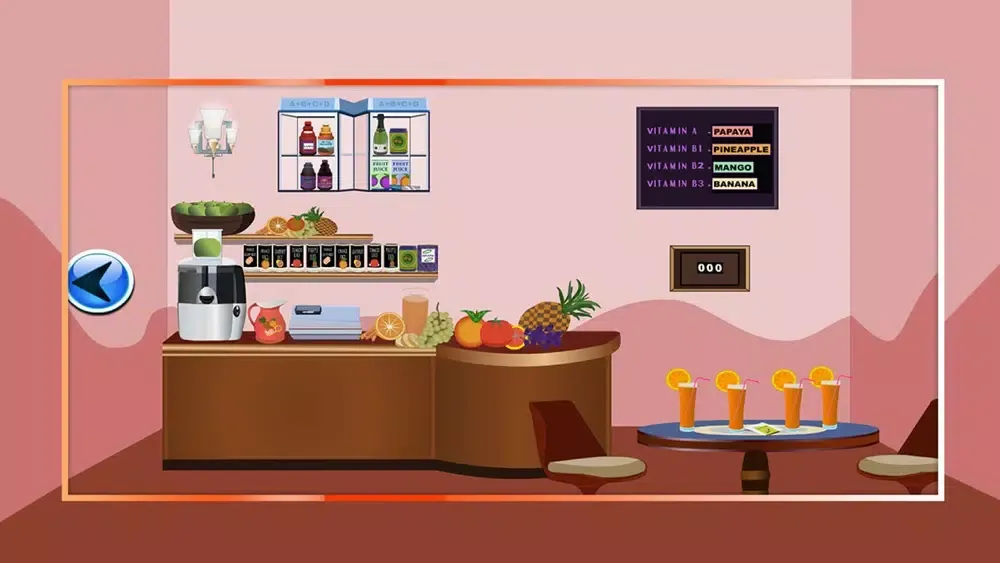 Capturas de tela do Juice Bar Escape