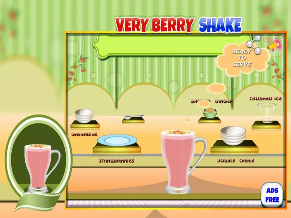 Very Berry Shake Recipe iPad  Screenshots