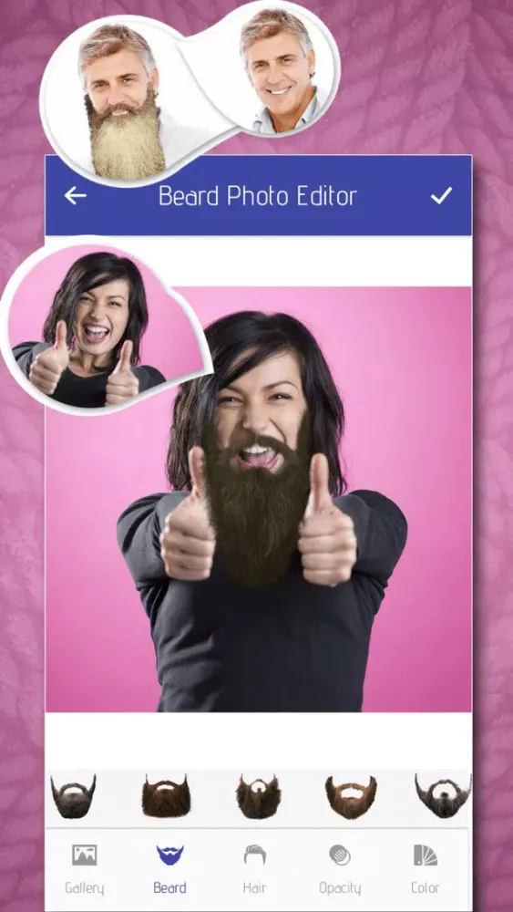 Beard & Mustache Photo Editor應用截圖