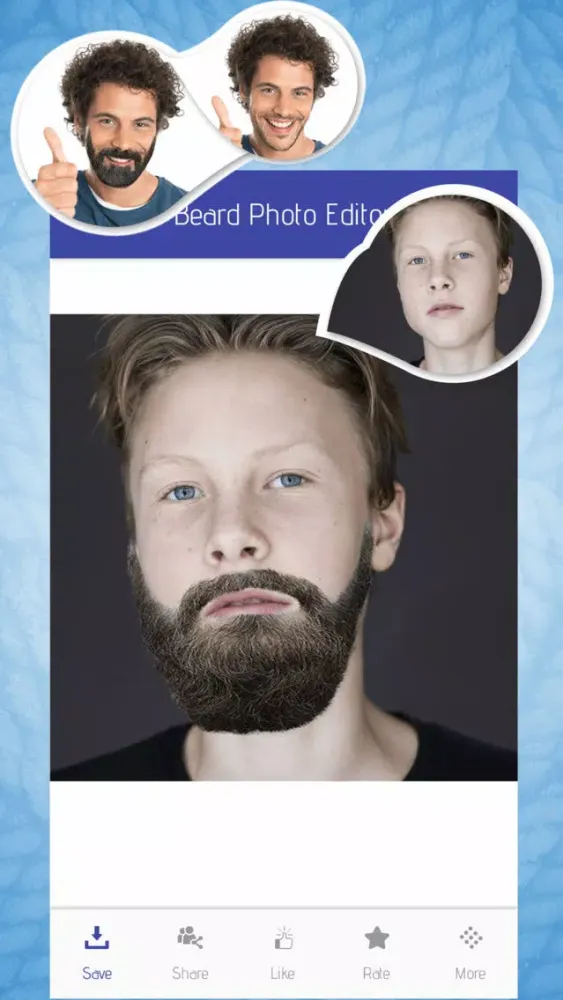 Beard & Mustache Photo Editor應用截圖