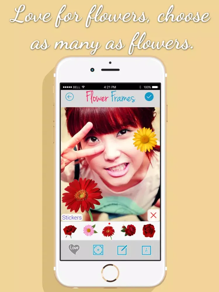 Capturas de tela do Flower Photo Frames - Natural Beauty iPad 