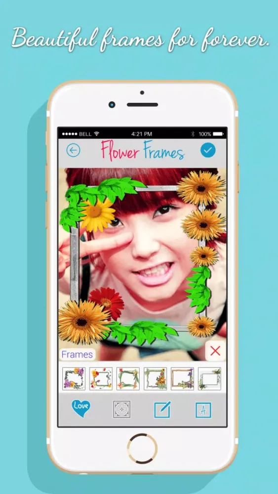 Capturas de tela do Flower Photo Frames - Natural Beauty