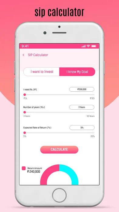 SIP Calculator - SIP Planner Screenshots