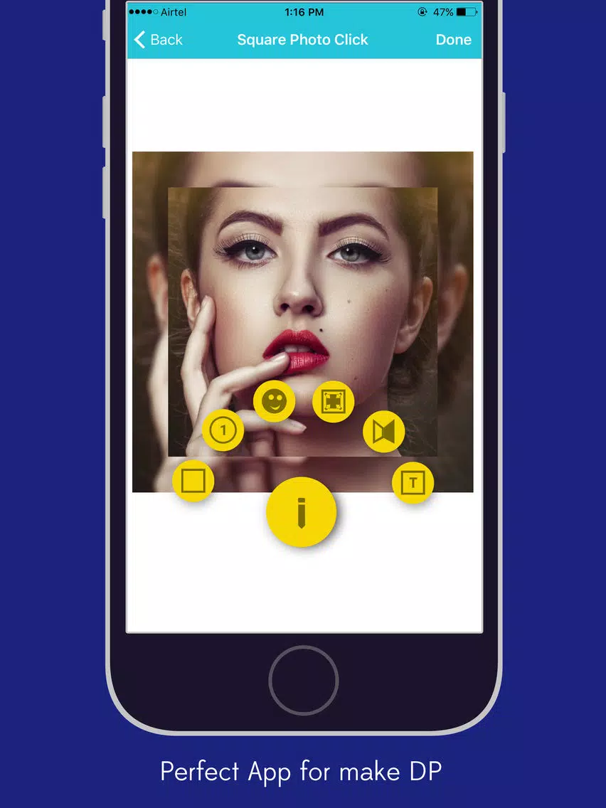 Zrzuty ekranu Beauty Plus No Crop - Insta Square Click Photo iPad 