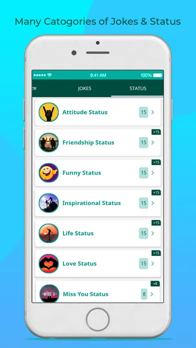 Tangkapan layar Like- Status for Whatsap  New