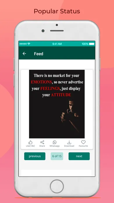 Tangkapan layar Like- Status for Whatsap  New