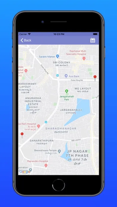 ภาพหน้าจอของ EmployeeConnect NX
