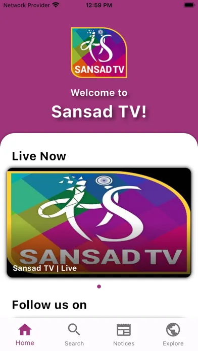 Sansad TV Ekran Görüntüleri
