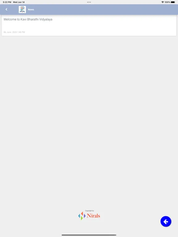 Kavi Bharathi Vidyalaya iPad  Screenshots