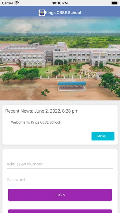 ภาพหน้าจอของ Kings CBSE School