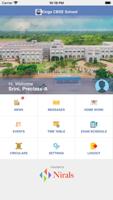 ภาพหน้าจอของ Kings CBSE School
