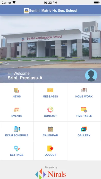 Zrzuty ekranu Senthil Matric School AMK