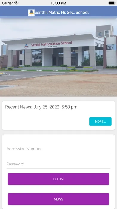 Zrzuty ekranu Senthil Matric School AMK