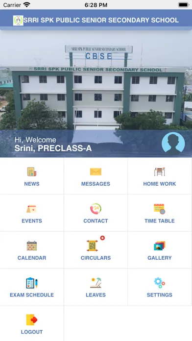 Captures d'écran de SPK GEMS Schools