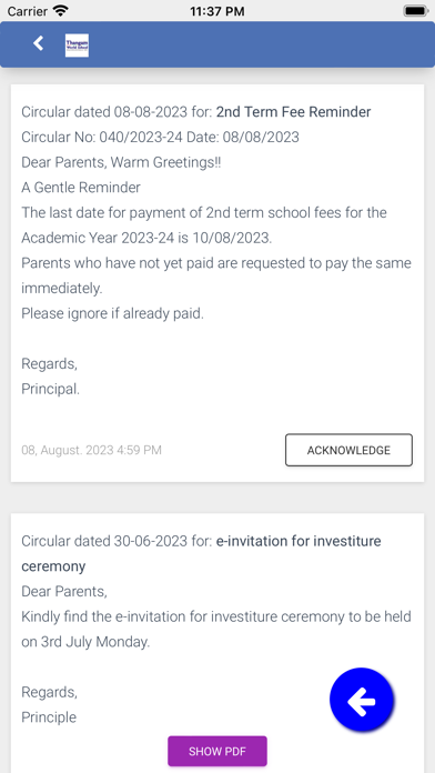 Thangam World School Screenshots