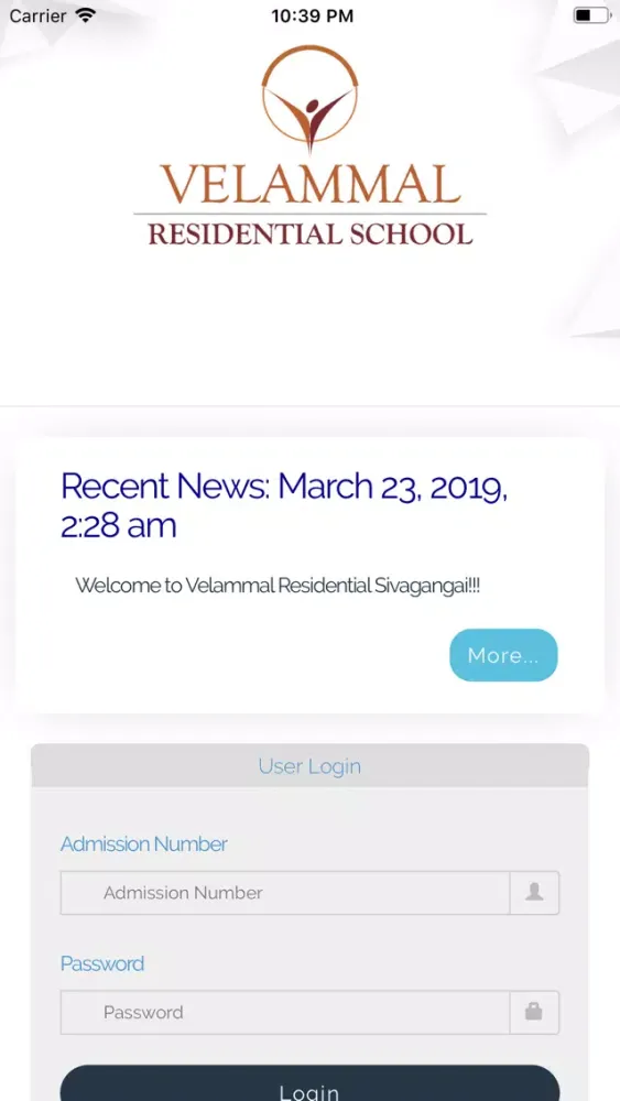 Velammal Residential School スクリーンショット