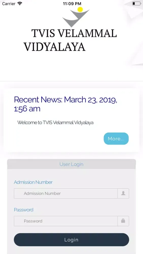 ภาพหน้าจอของ TVIS Velammal Vidyalaya