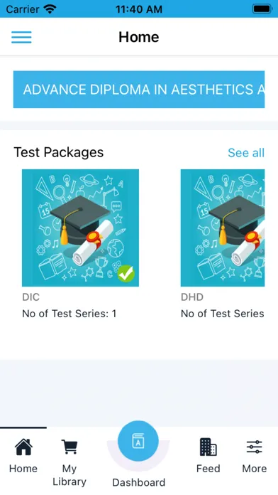 Tangkapan skrin Orane EXAMINATION