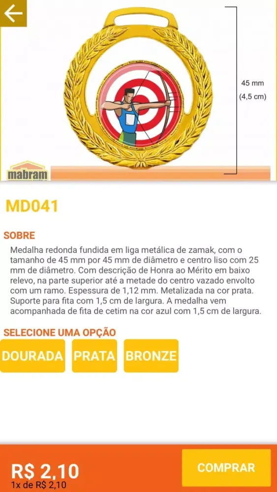 Capturas de tela do Mabram