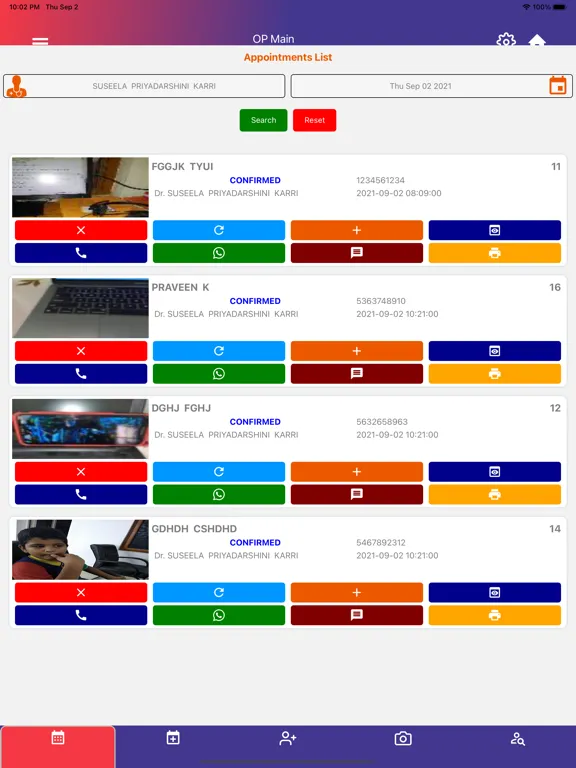 OVID.IN HMS Hospitals Clinics iPad  Screenshots
