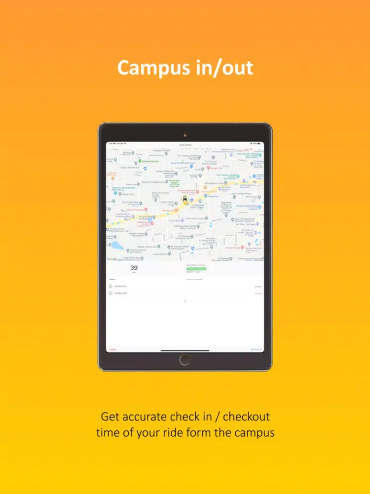 Capturas de tela do Campus ridez- For schools bus iPad 
