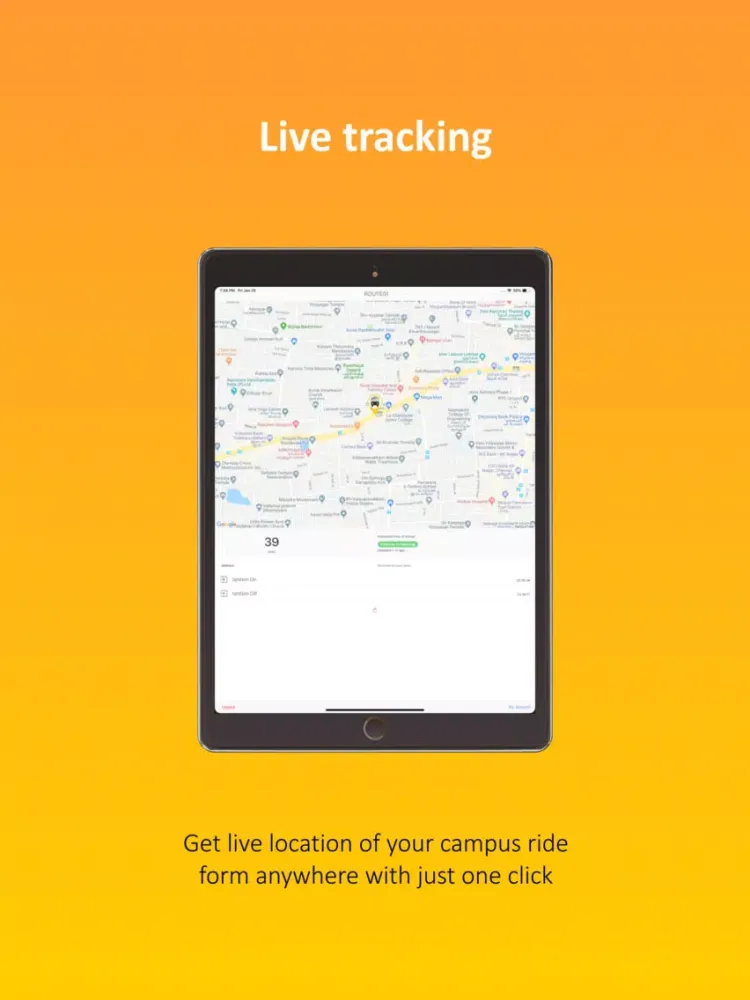 Capturas de tela do Campus ridez- For schools bus iPad 