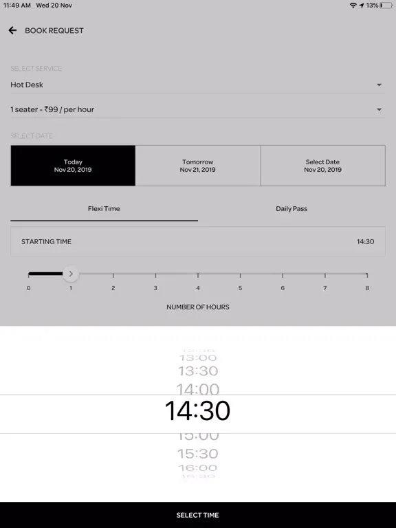 Ảnh chụp màn hình của Passwork iPad 