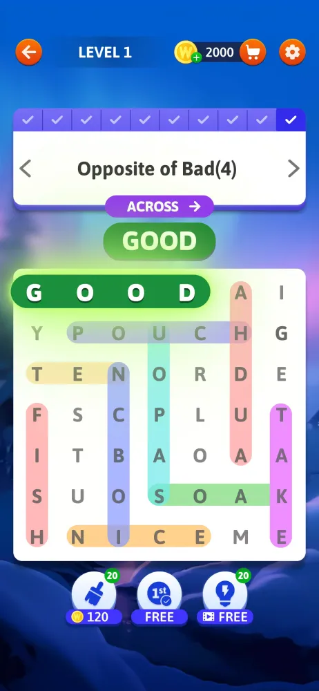 Crossword Search Ekran Görüntüleri