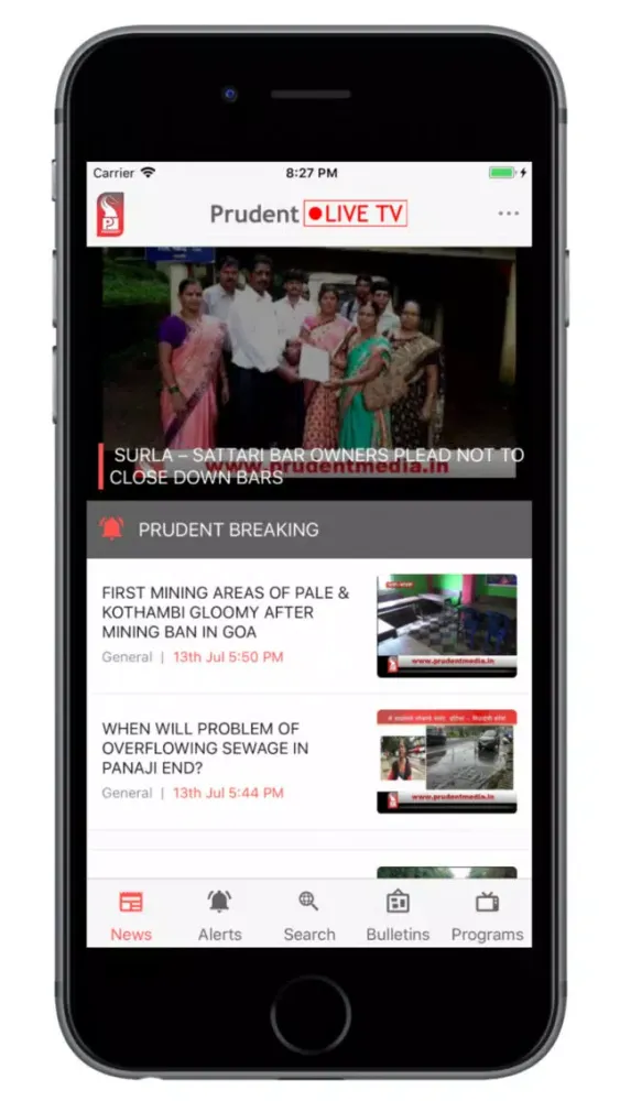 Screenshot di Prudent Media