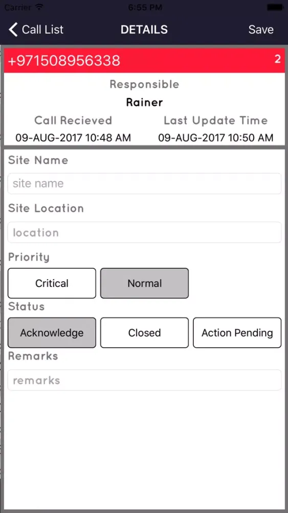 Safe Call Screenshots