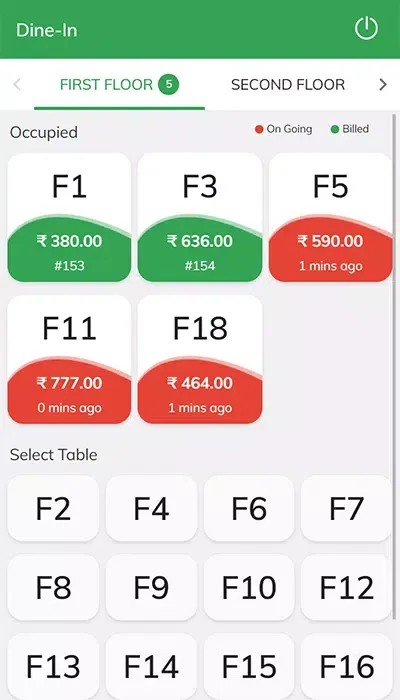 QuickPOS Waiter Screenshots