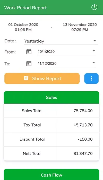 QuickPOS Waiter Screenshots