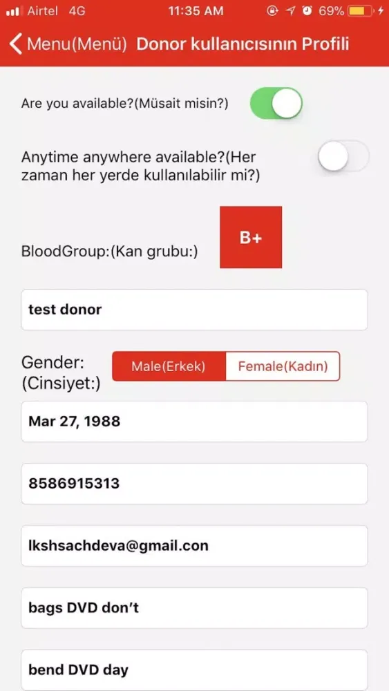 Kan Grubu Bul应用截图
