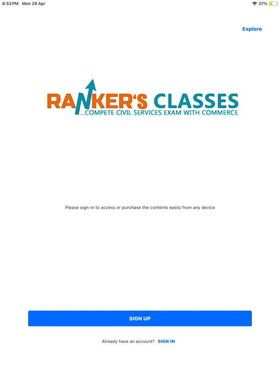 Ranker's Classes iPad  Screenshots