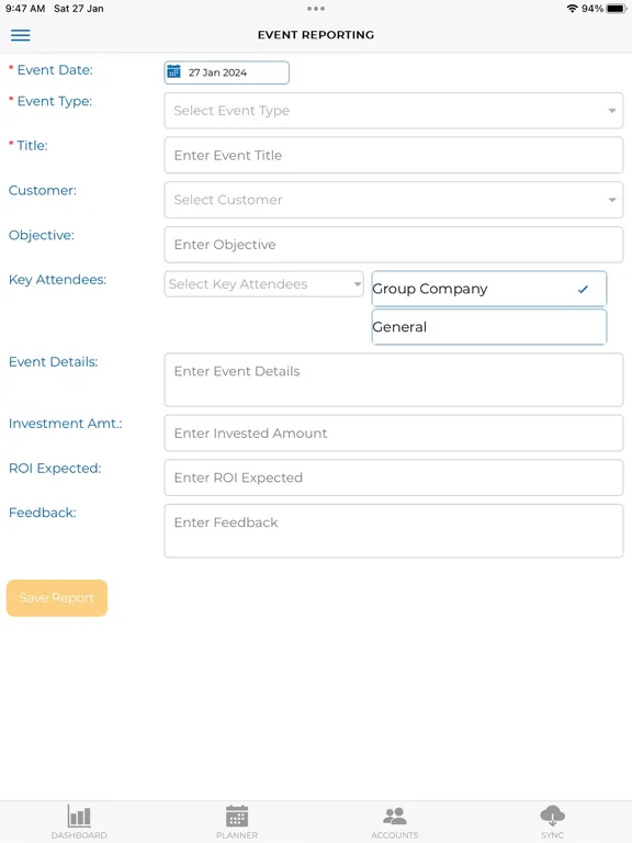 Salestrak V10 iPad 應用截圖