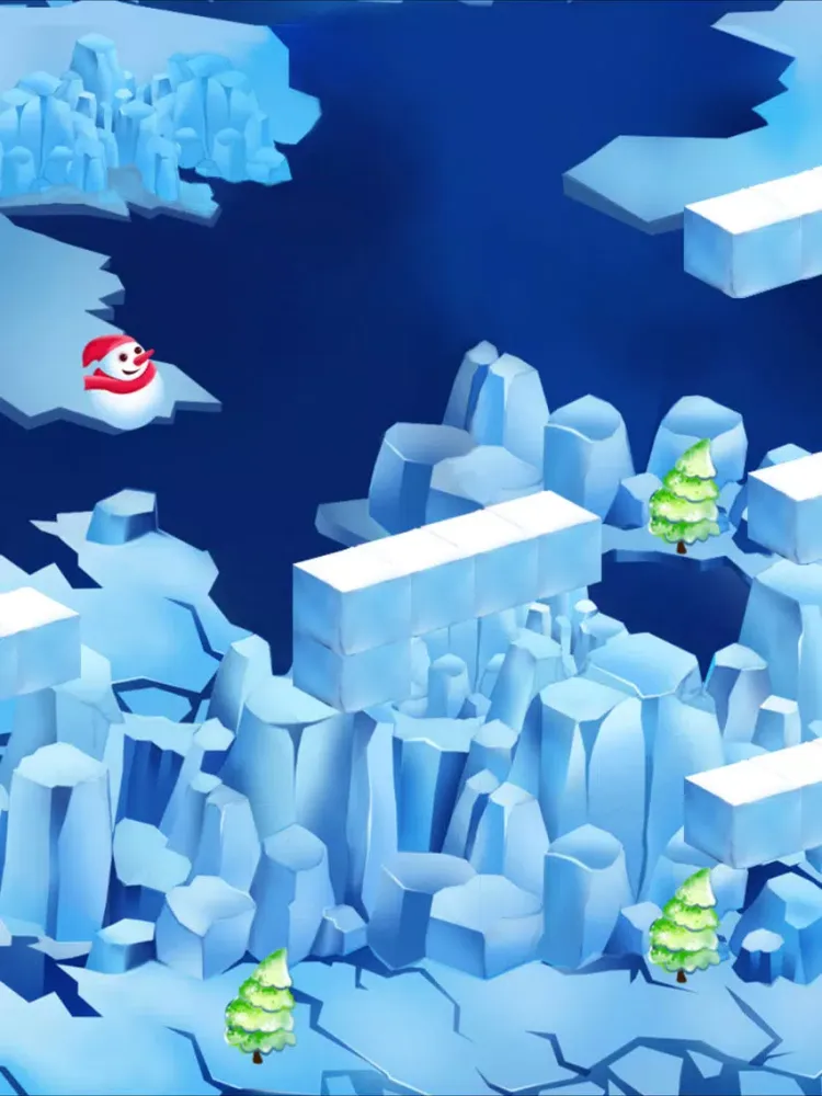 تصاویر Santa Skater Jump iPad