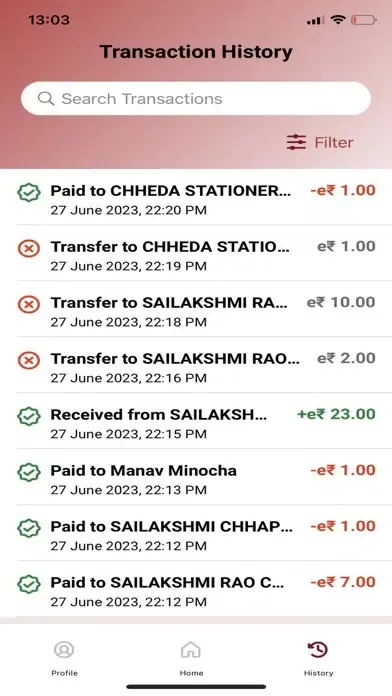 Tangkapan skrin Digital Rupee by IndusInd Bank