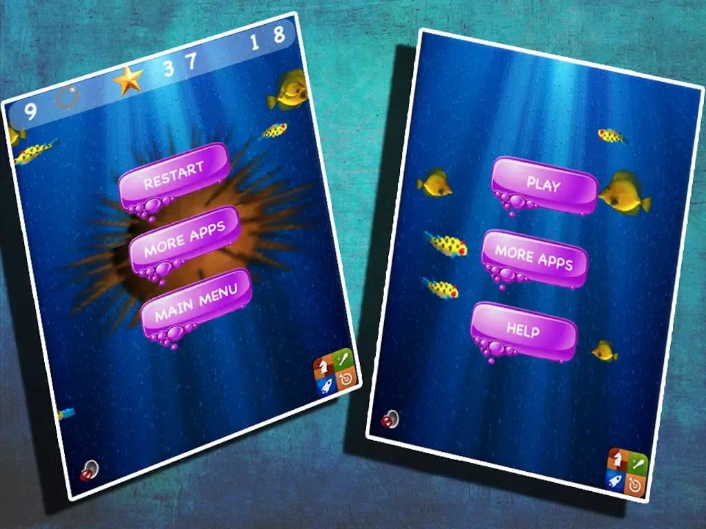 Tangkapan skrin Aqua Bubble Shooter Lite iPad 