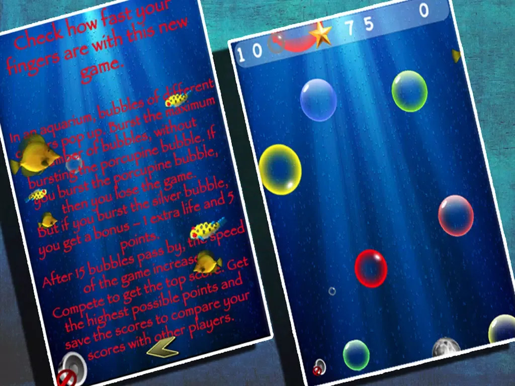 Tangkapan skrin Aqua Bubble Shooter Lite iPad 