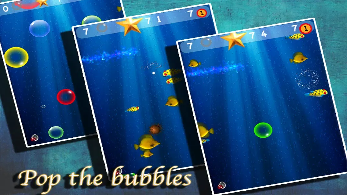 Tangkapan skrin Aqua Bubble Shooter Lite