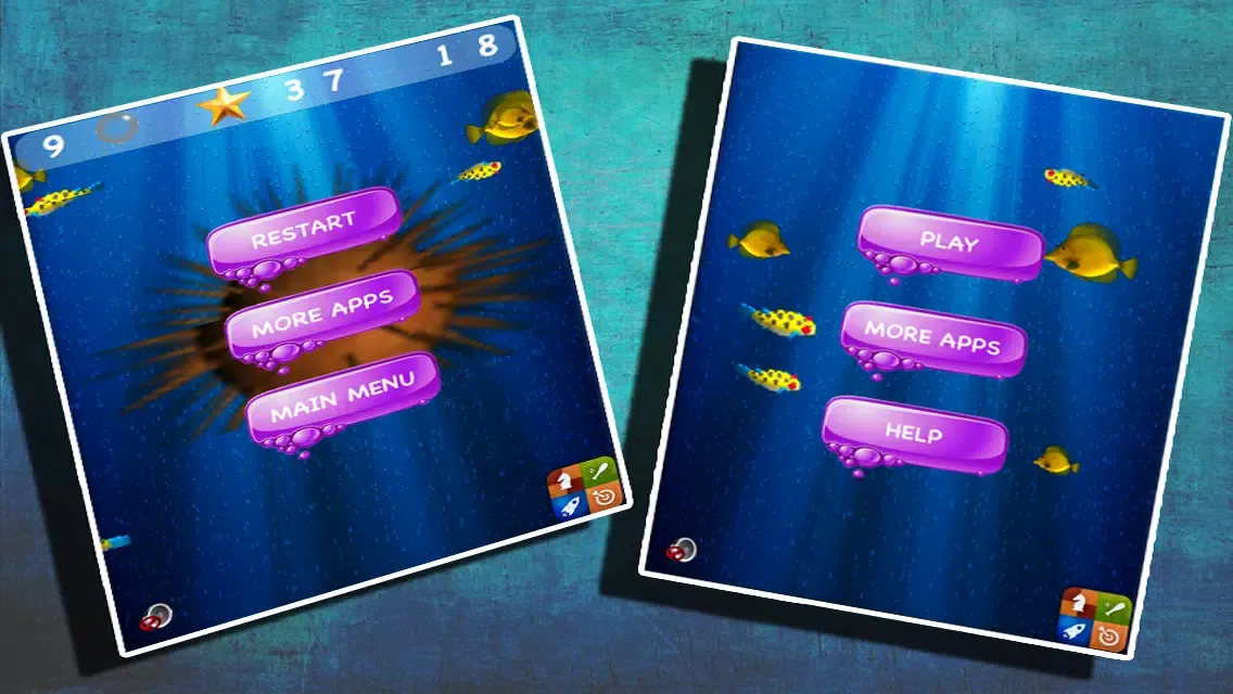 Tangkapan skrin Aqua Bubble Shooter Lite