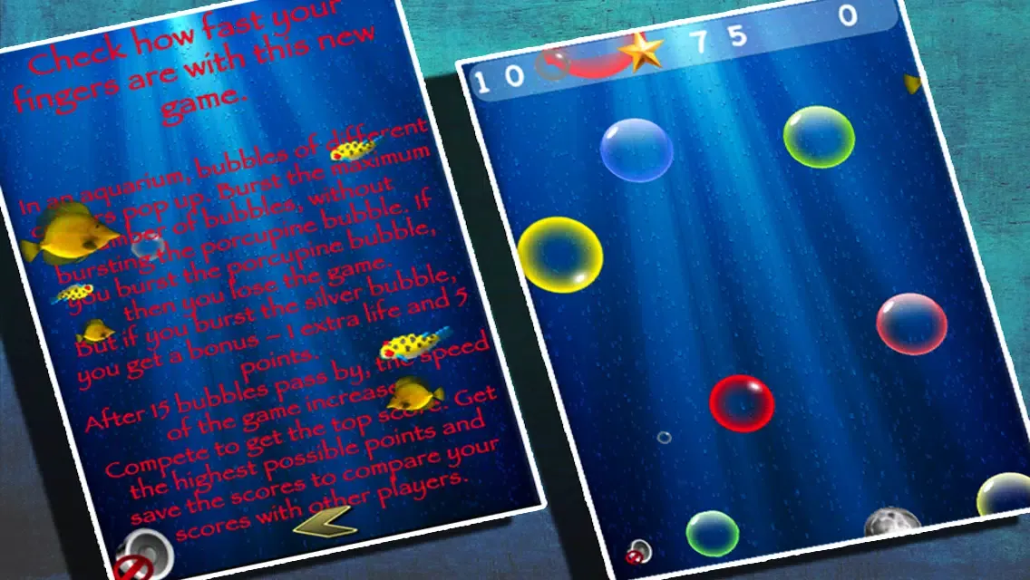 Tangkapan skrin Aqua Bubble Shooter Lite