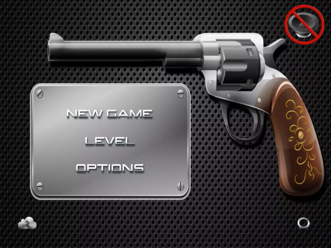 Tangkapan layar i-Pistol Lite iPad 
