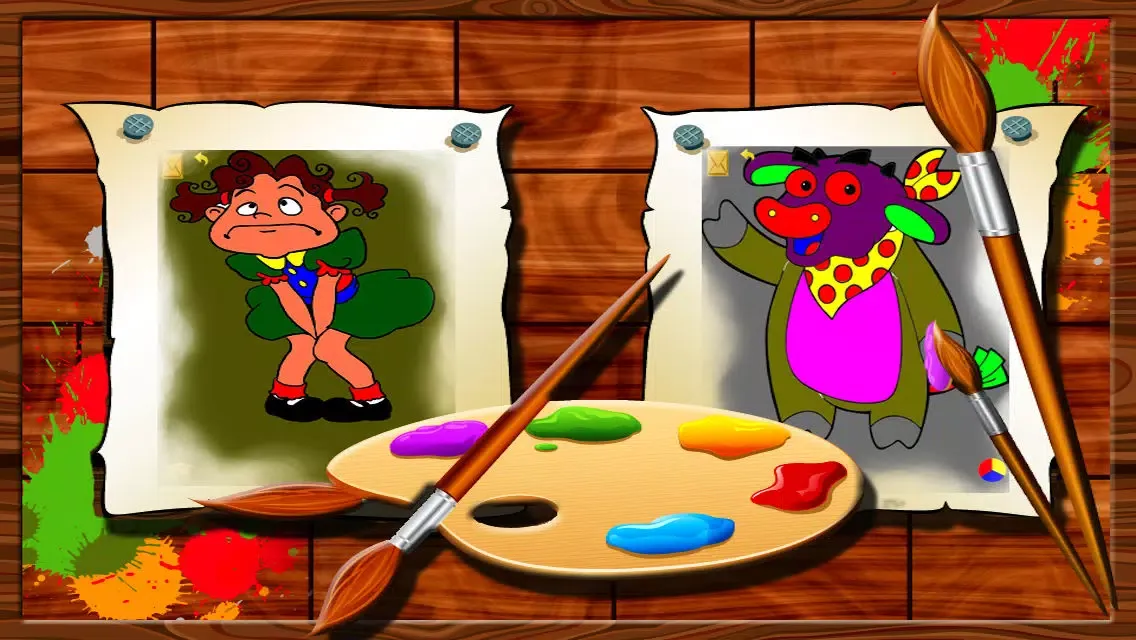 Screenshot di Mega Coloring Book Lite- Paint Pictures