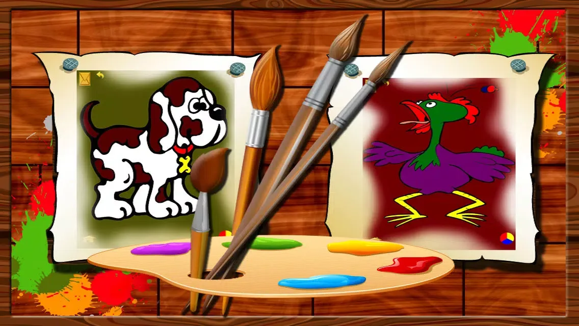 Screenshot di Mega Coloring Book Lite- Paint Pictures