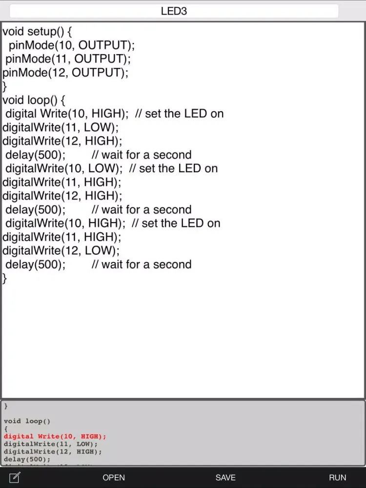Скриншоты Arduino Circuits Simulator iPad 
